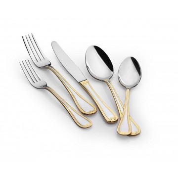 Zena Gold 89 pcs. Cutlery Set / Catal Kasik Set/ A2389