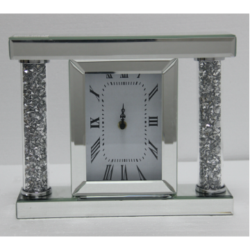 MIRROR CLOCK 5101 32X8X26 CM