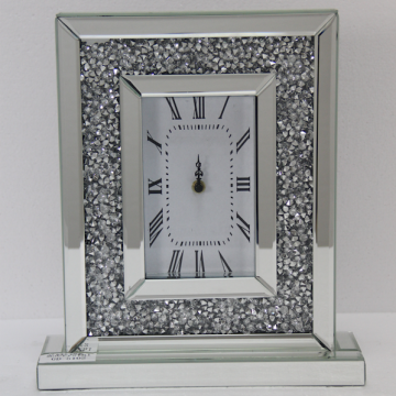 MIRROR CLOCK 5102 32X10X36 CM