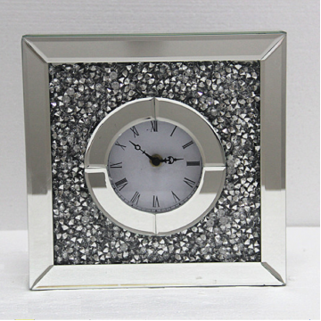 MIRROR CLOCK 5106 26X25.5X7.5 CM