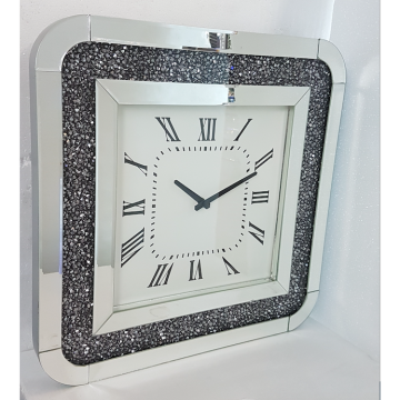 Mirror Clock 5340 Q 52X52X4.5 CM cm