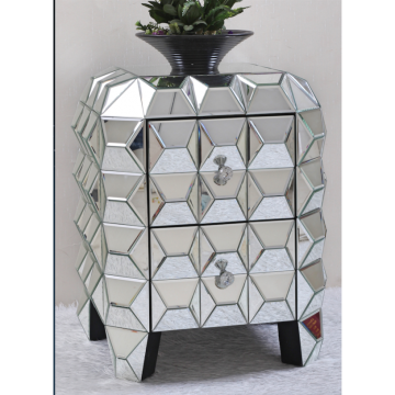 MIRROR NIGHT STAND 16236 55X44.5X65 CM