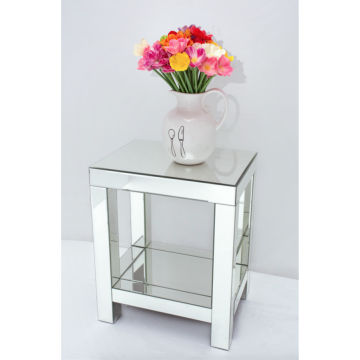 MIRROR SIDETABLE 16239 S 48X48X60 CM