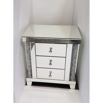 MIRROR NIGHT STAND 16247 55X35X66 CM