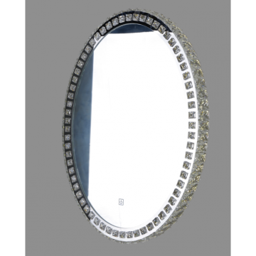 MIRROR LED LAMP 101 E 33W MIRROR LED LAMP 101 E 33W 75X58 CM 12VXLEDX33 W GOLD & CHROME