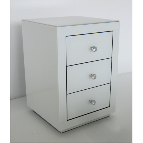 Night stand 14066 white Night stand White color 40x40x58 cm